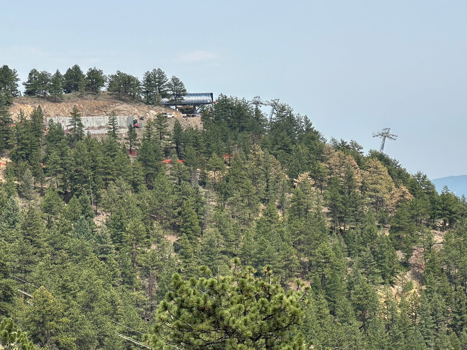 Mighty Argo Cable Car helicopters in the gondola towers