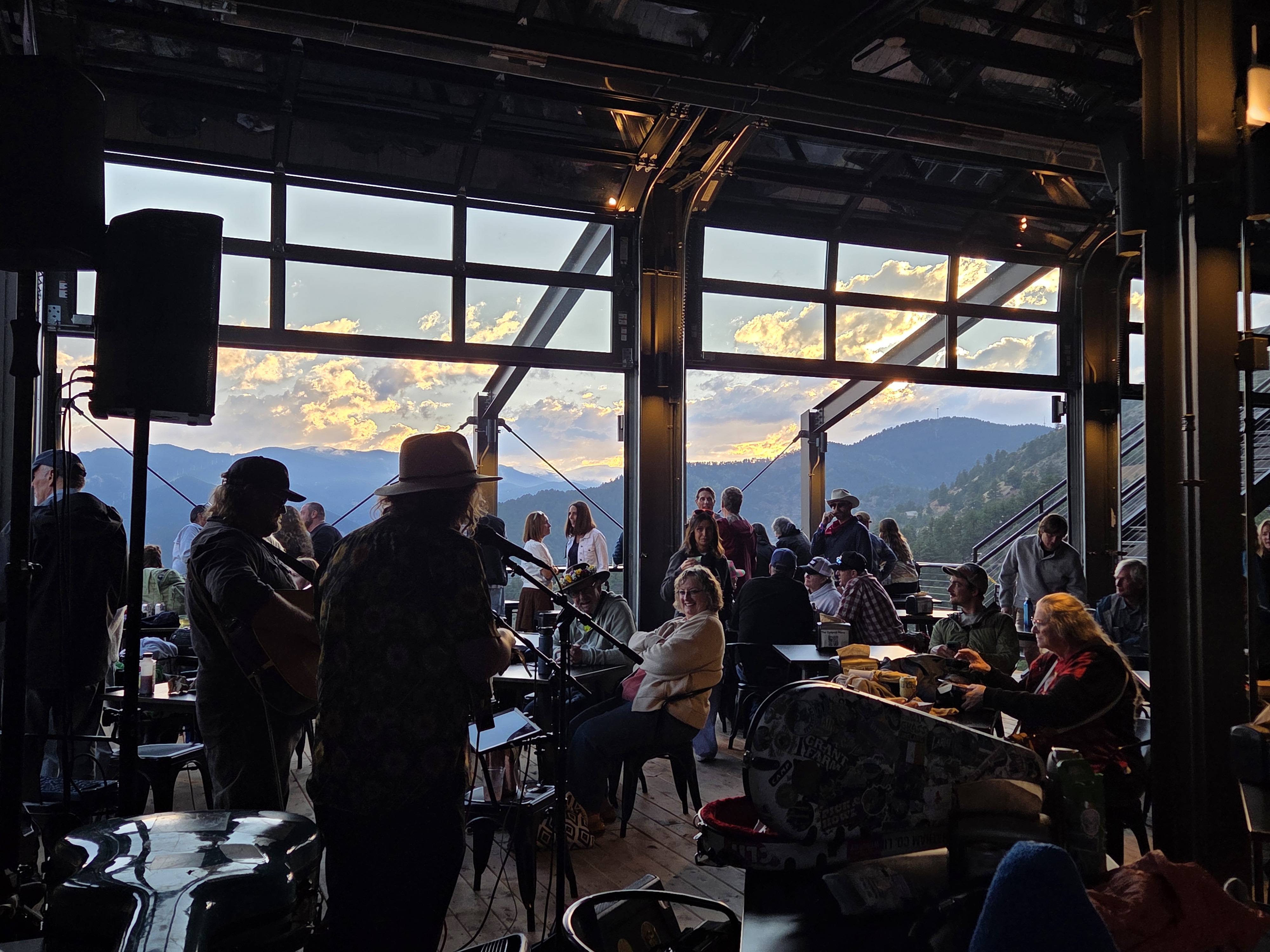 Guests at the Outpost, 8,800 feet